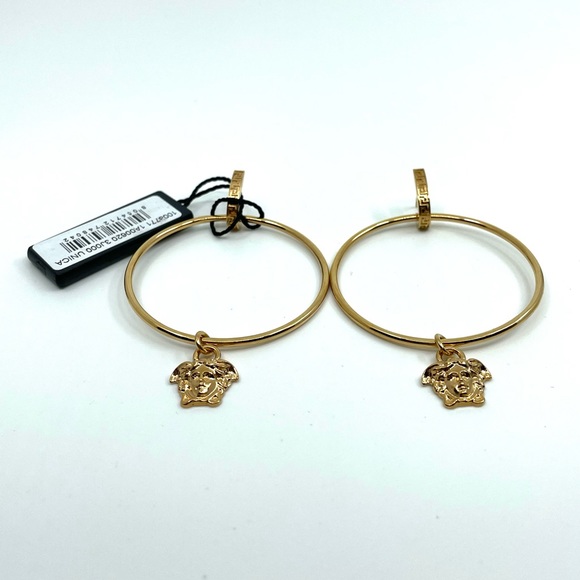 Versace Medusa Hoop Earrings (BRAND NEW) - Picture 3 of 3